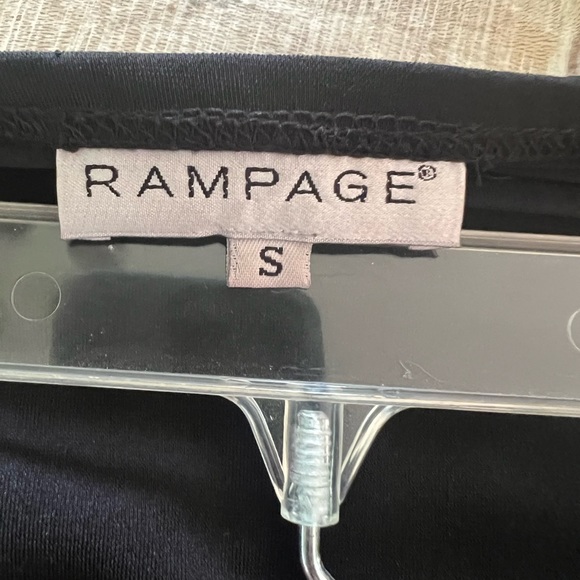 COPY - Black skirt midi with sparkle beading at hem - Picture 3 of 4